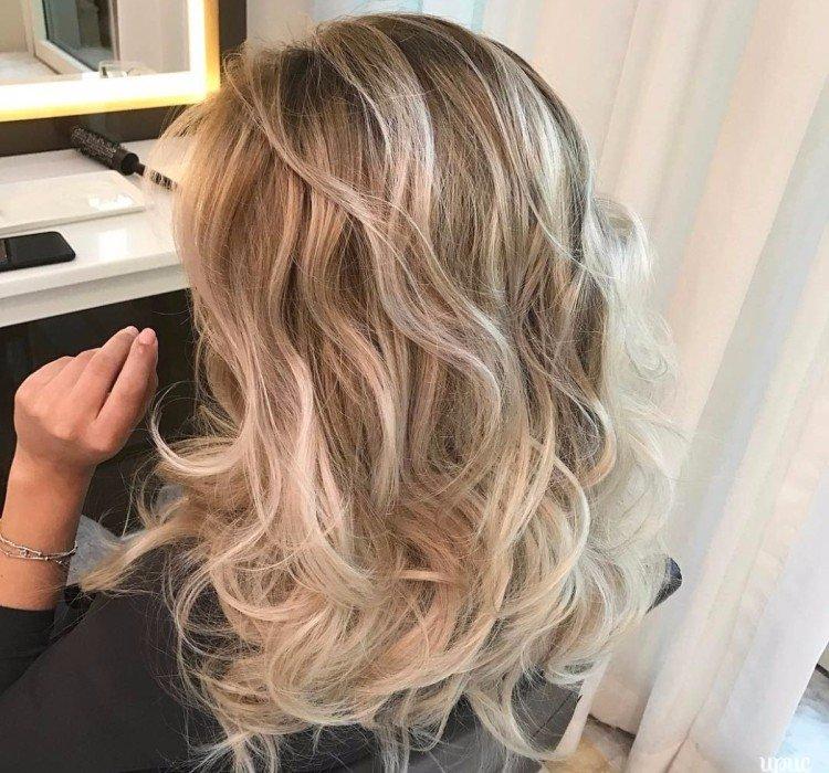 Balayage sur cheveux châtain clair - photos et idées