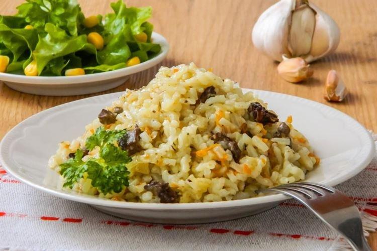 Coeurs de poulet au riz