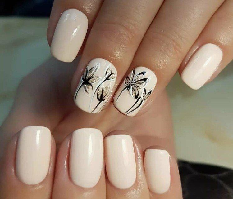 Manucure au lait - photos et idées