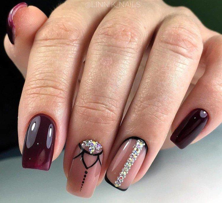 Manucure pour ongles carrés 2021 - photos et idées