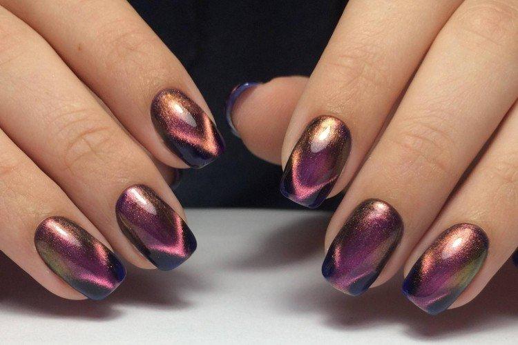 Manucure oeil de chat - photos et idées