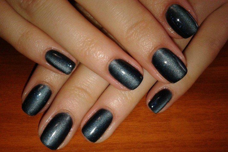 Grey manucure cat's eye 2021
