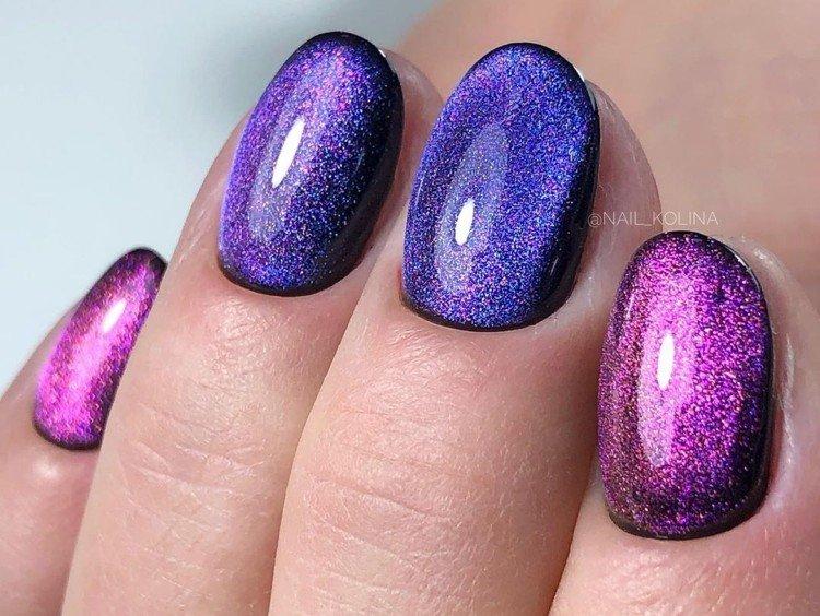 Manucure oeil de chat - photos et idées