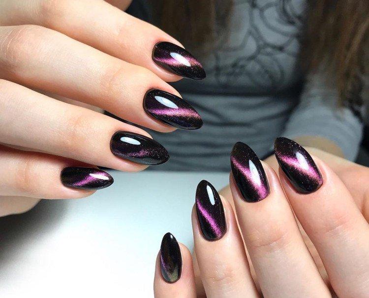 Manucure oeil de chat - photos et idées