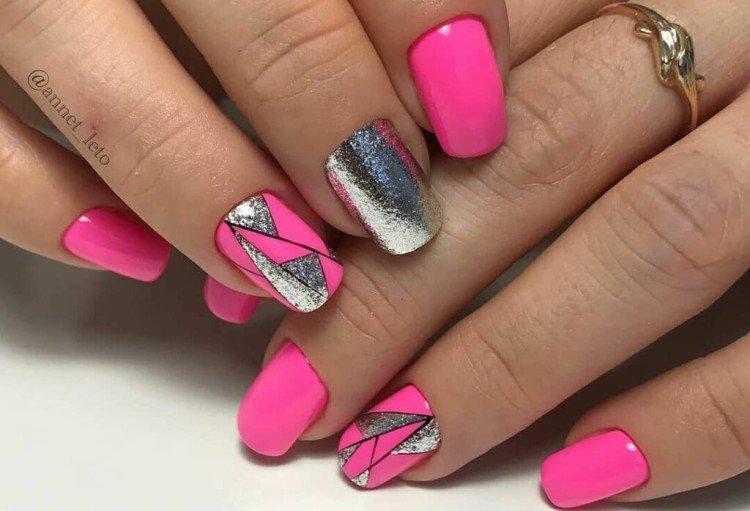 Manucure pailletée - photos et idées