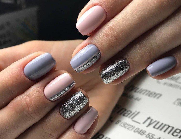 Manucure pailletée - photos et idées