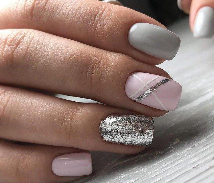 Manucure pailletée - photos et idées