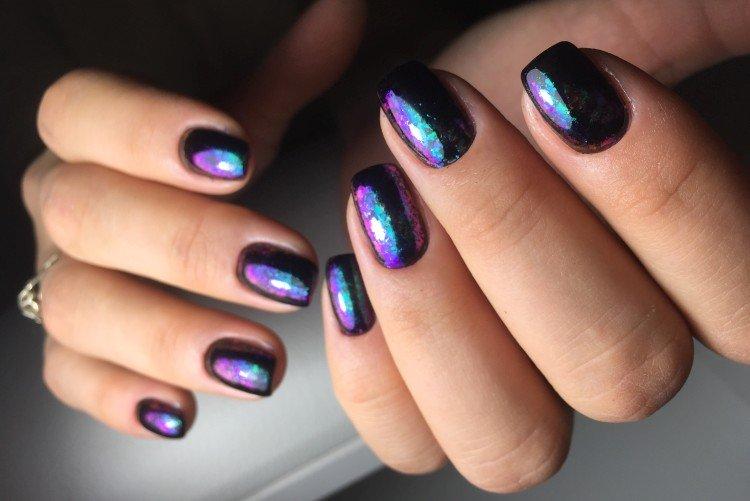 Manucure en feuille - photos et idées