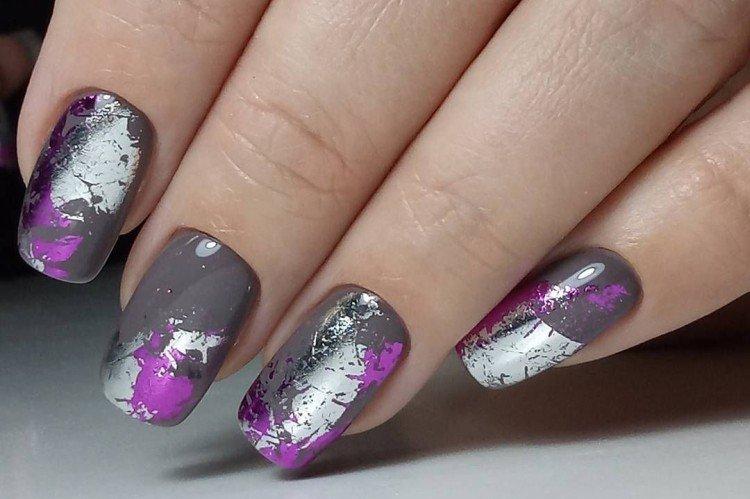 Manucure en feuille - photos et idées