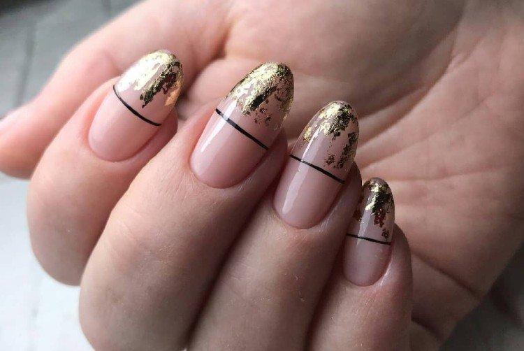 Manucure en feuille - photos et idées