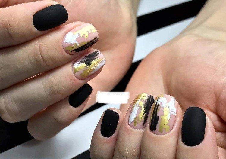 Manucure en feuille - photos et idées