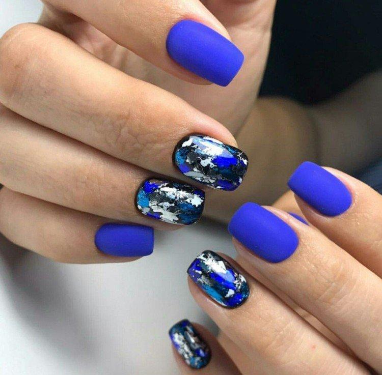 Manucure en feuille - photos et idées