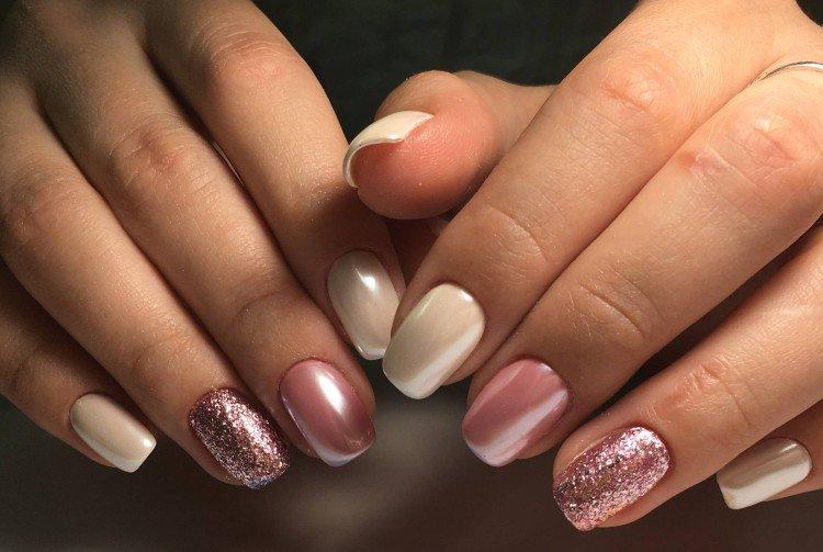 Conception d'ongles avec frottement