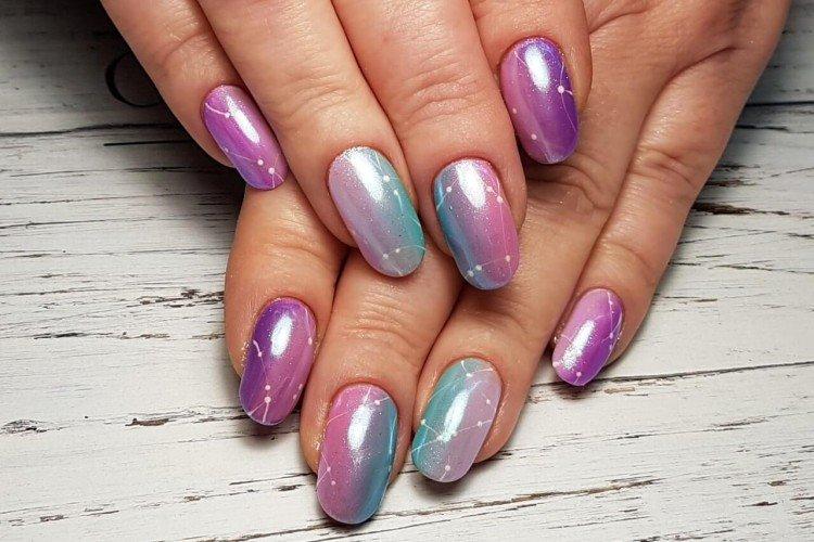 Conception d'ongles avec frottement