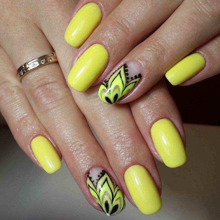 Conception d'ongles lumineux