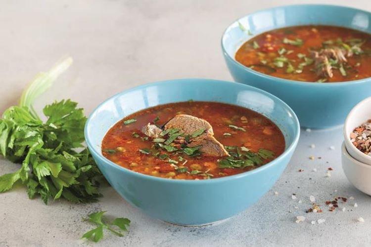 Soupe de tomates au couscous