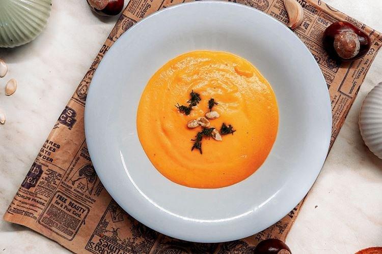 Soupe à la crème de potiron