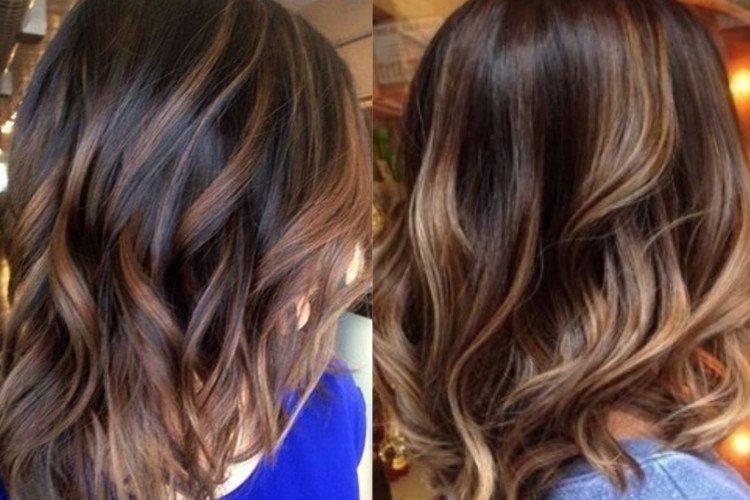 Balayage naturel pour cheveux foncés