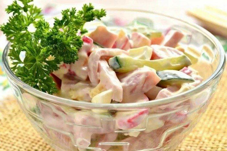 Salade de jambon et légumes