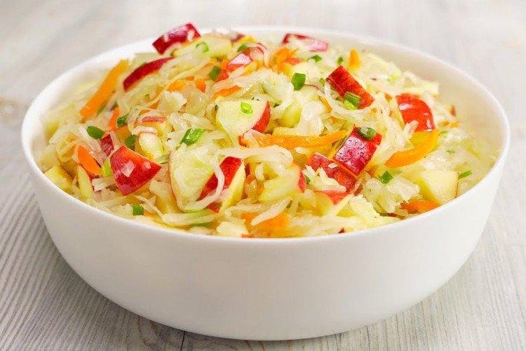Salade de choucroute aux pommes