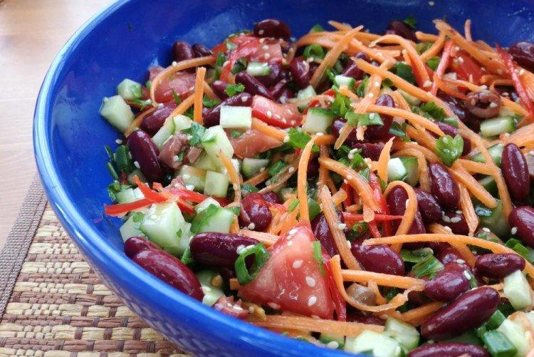 Salade coréenne de carottes