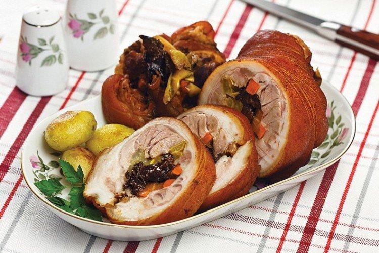 Jarret de porc aux pruneaux