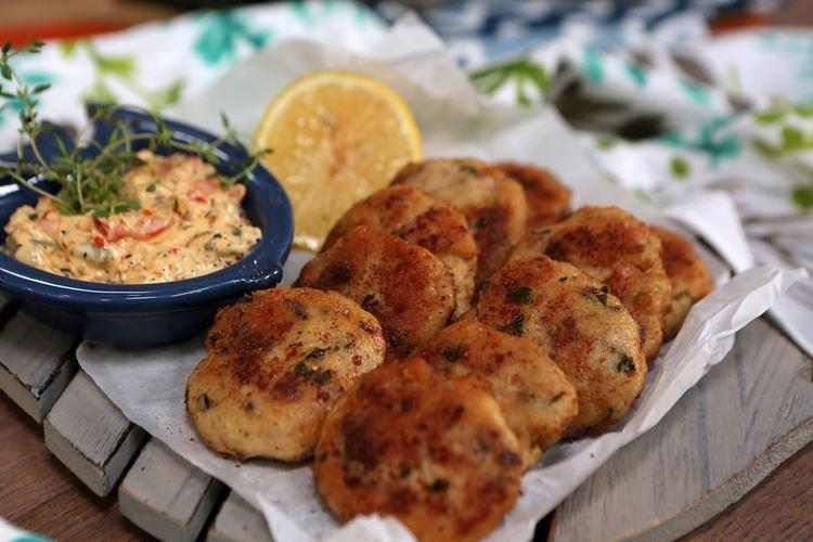 Croquettes de morue aux champignons