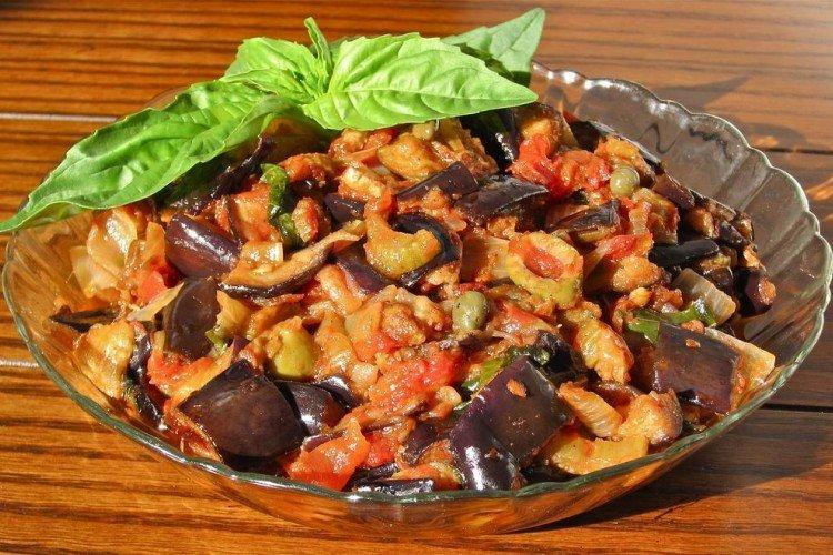 Légumes cuits aux noix