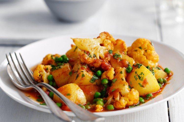 Légumes cuits à la pomme