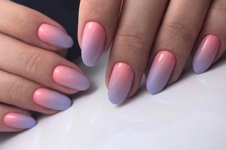 Dégradé et ombre en manucure