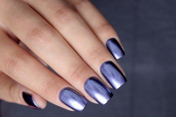 Manucure métallique