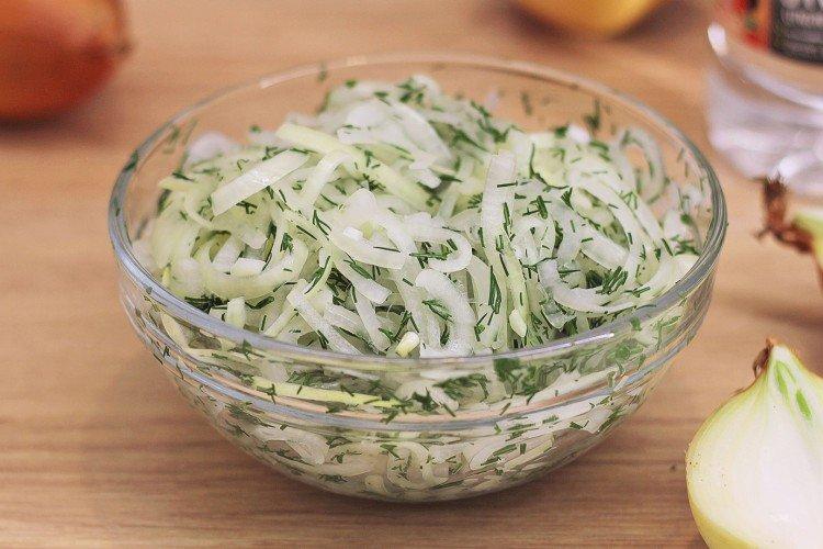 Oignons marinés pour barbecue