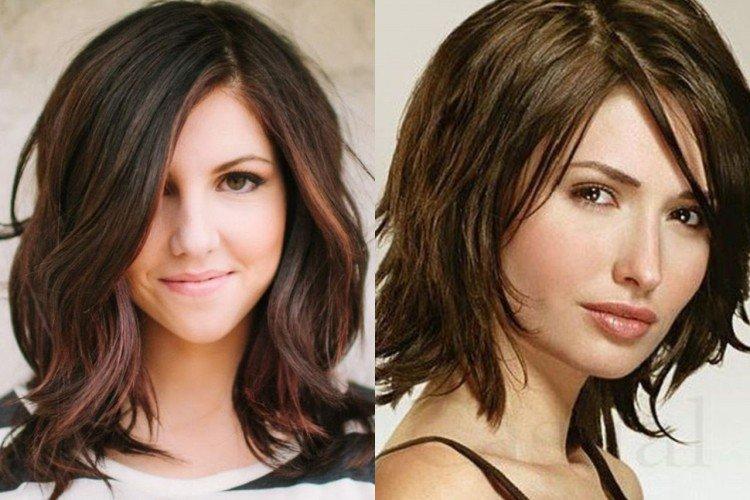 Avec des boucles posées sur le visage