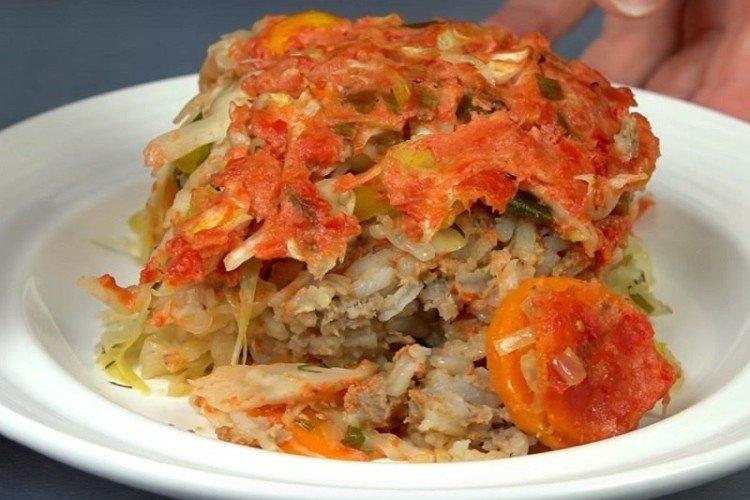 Rouleaux de chou farcis paresseux au poivre