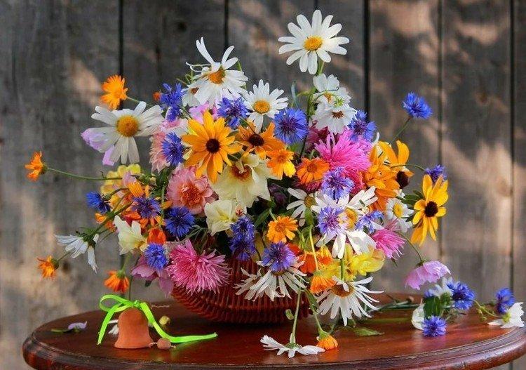 Bouquets de fleurs sauvages