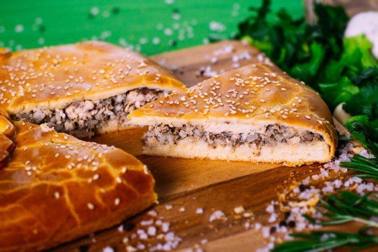 Tarte au poisson avec du riz