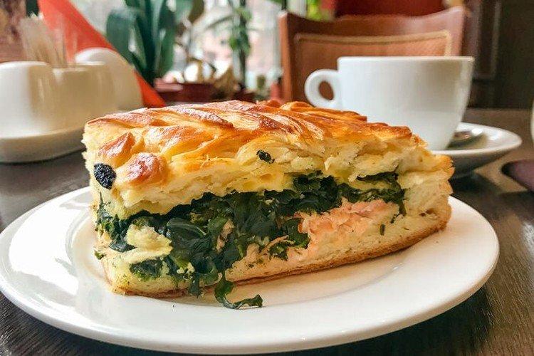 Tourte de poisson aux épinards