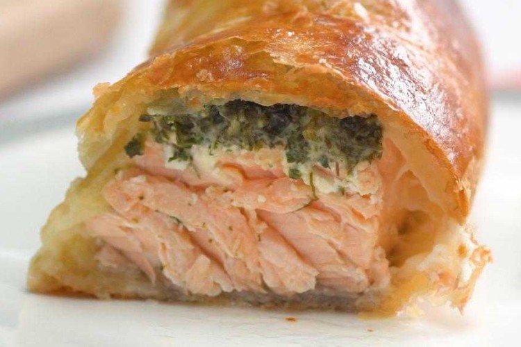 Tarte au poisson rouge