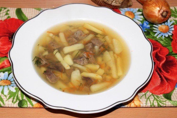 Soupe de riz au foie