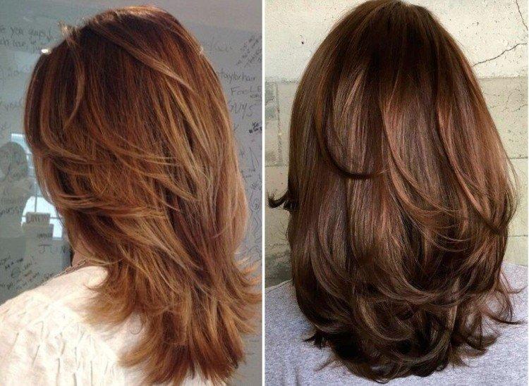 Échelle avec une cascade