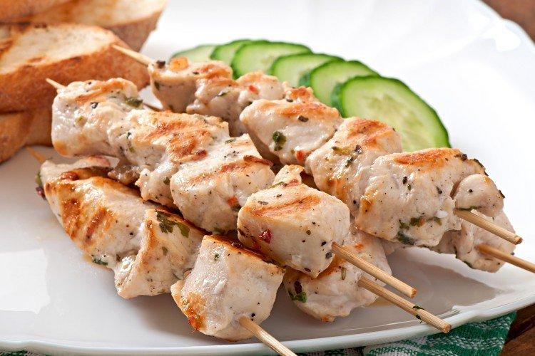 Brochettes de poulet