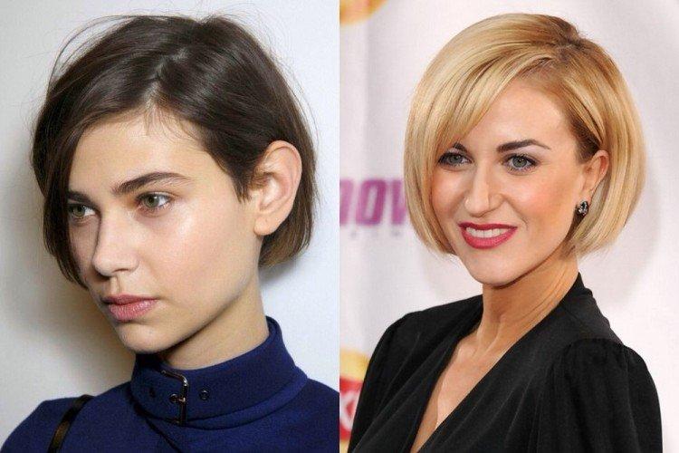 Bob sur cheveux raides