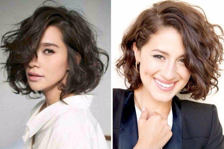 Bob aux cheveux bouclés