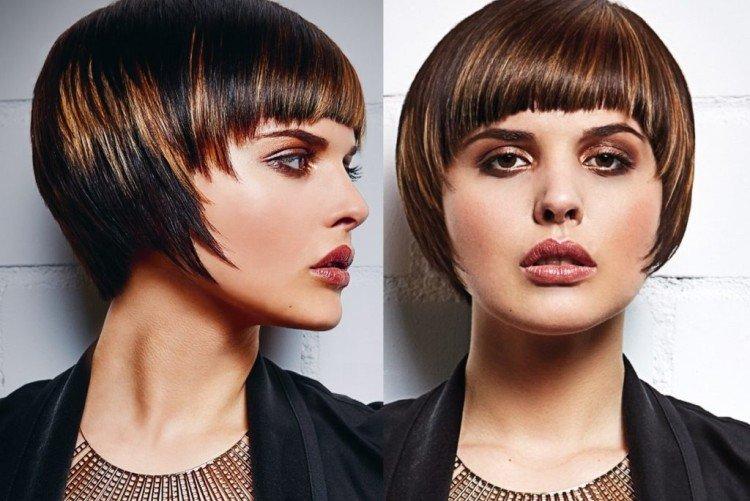 Séance avec des lignes géométriques