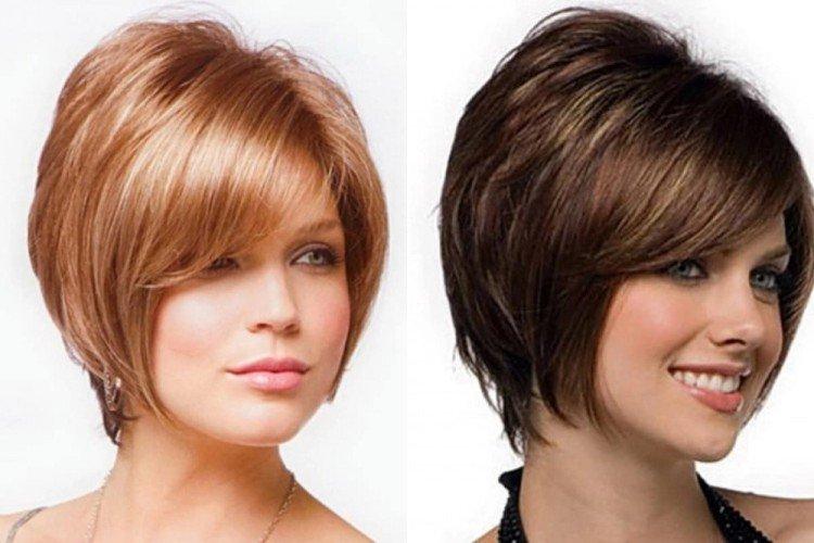 Coupe de cheveux en cascade pour cheveux courts