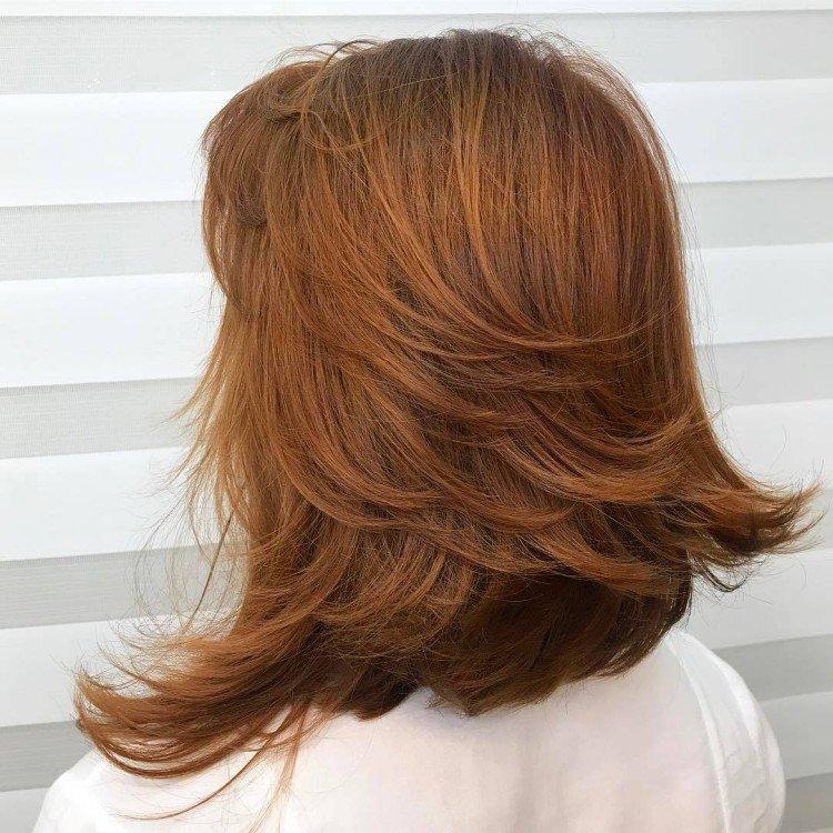 Coupe de cheveux en cascade - photos et idées