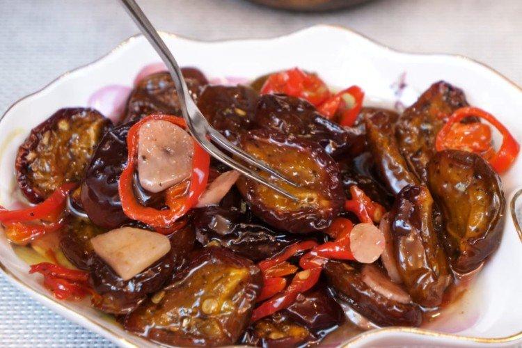 Légumes au four à la sauce soja