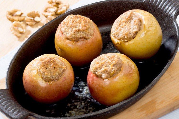 Pommes au four avec banane