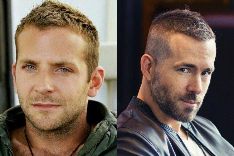 Semi-boîte légèrement non rasée