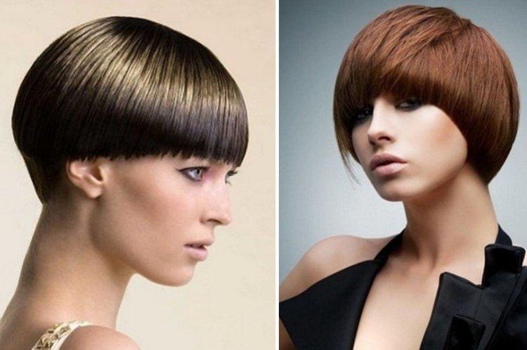 Chapeau à frange droite